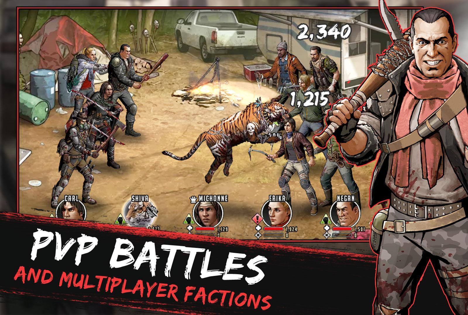 The Walking Dead: Road to Survival ภาพหน้าจอเกม