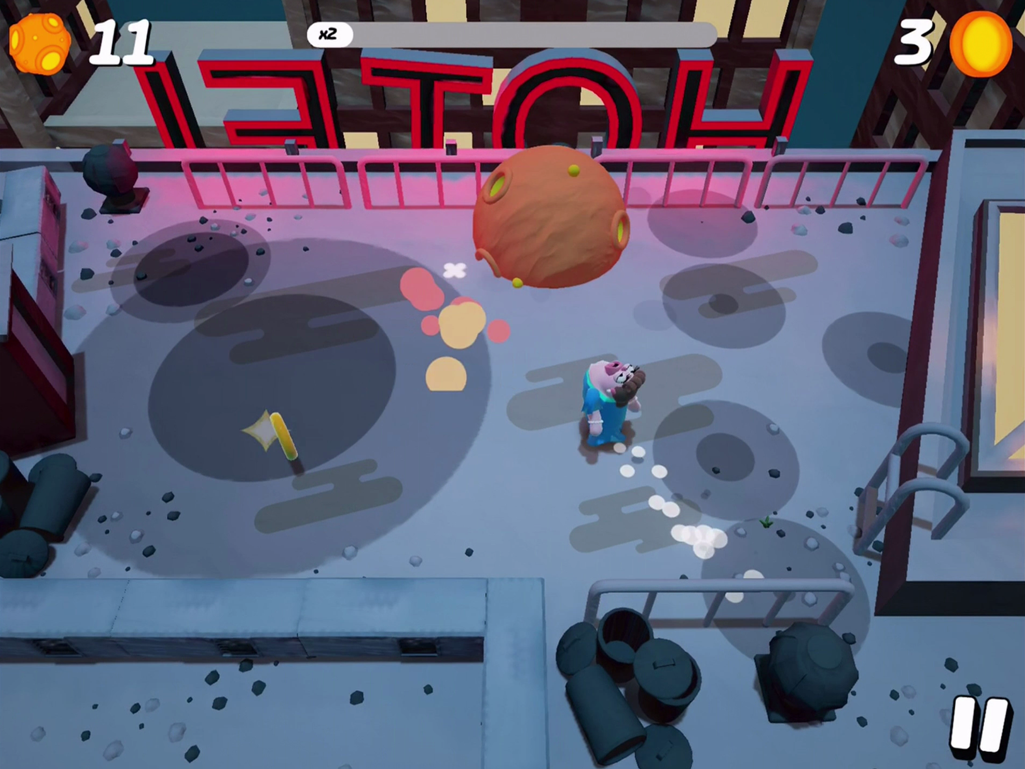 Danger Dodgers! Game Screenshot