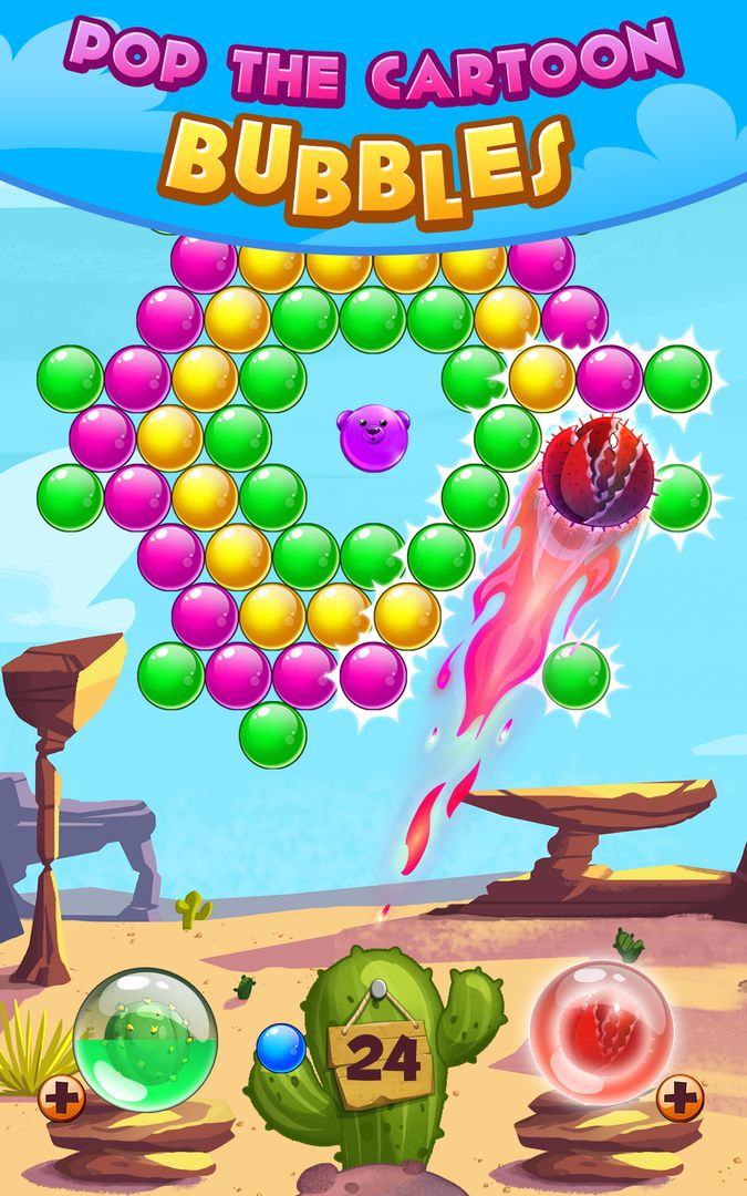 Toon Bubbles screenshot game