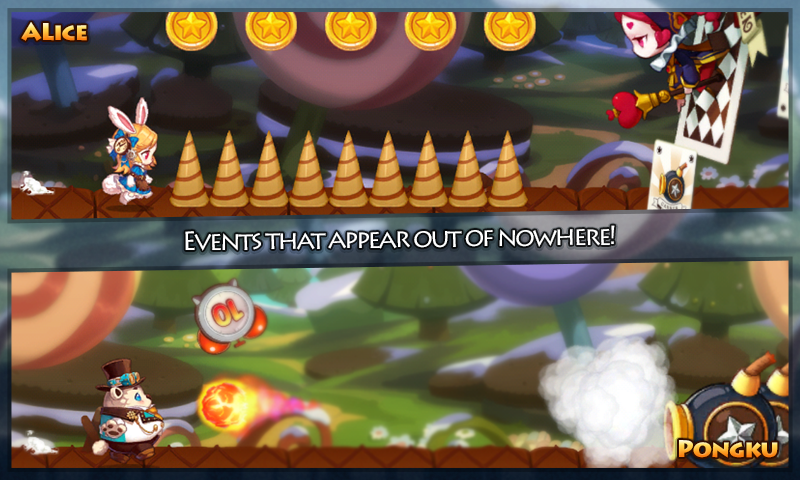 LINE ウィンドランナー ゲームのスクリーンショット