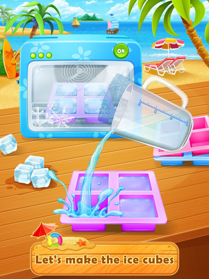 Summer Icy Snow Cone Maker screenshot game