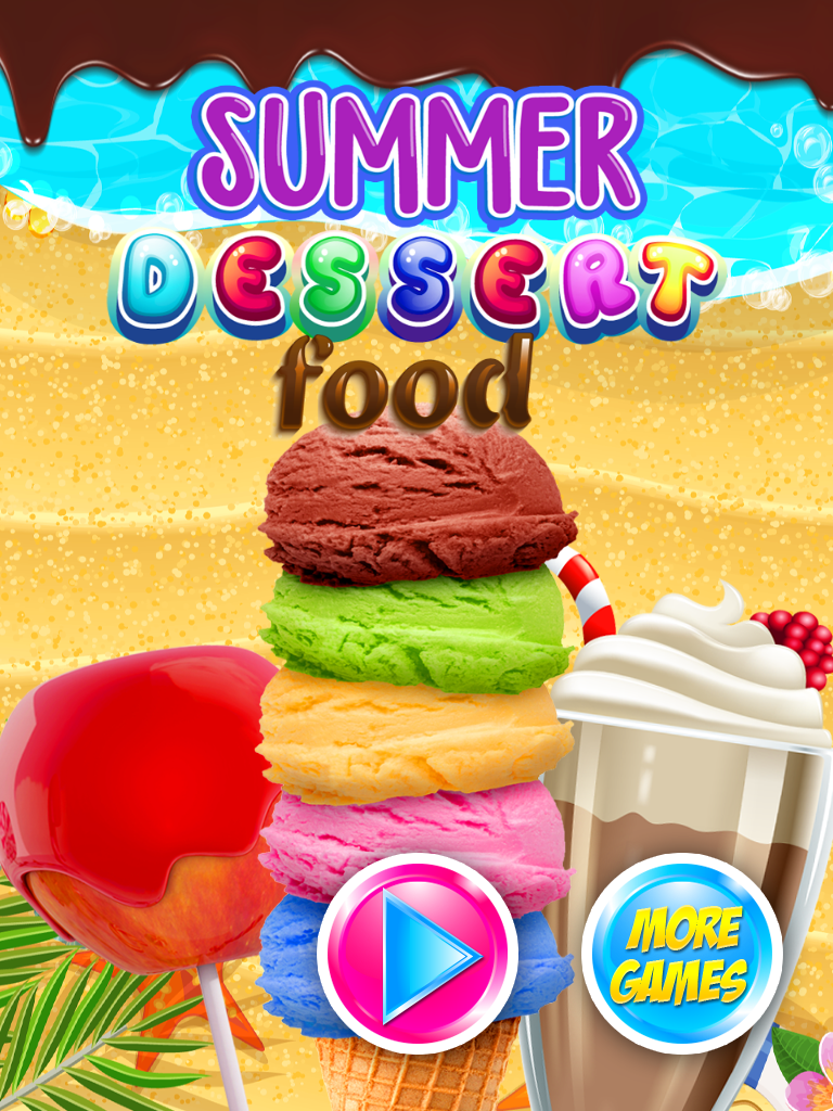 Cuplikan Layar Game Beach Food Popsicles Ice Cream