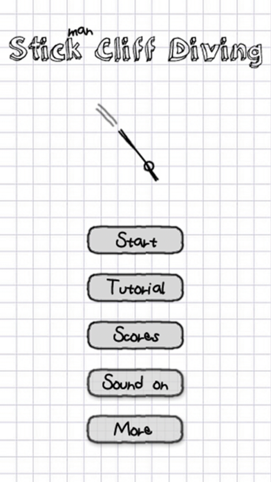 Stickman Cliff Diving Game Screenshot