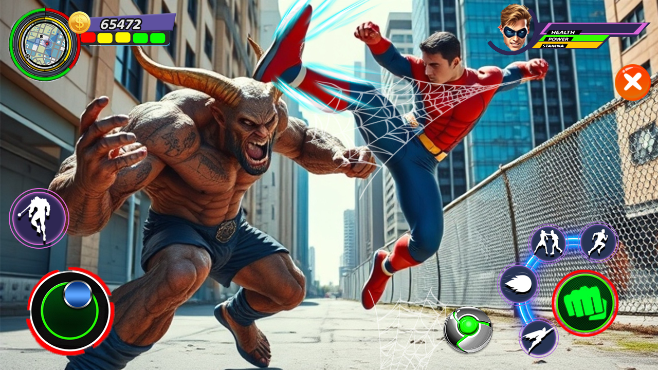 Spider Hero Fight: Hero Games Game Screenshot