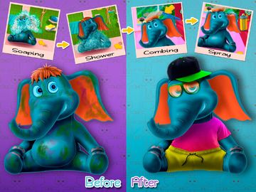 Zoo Hair Salon Game Screenshot