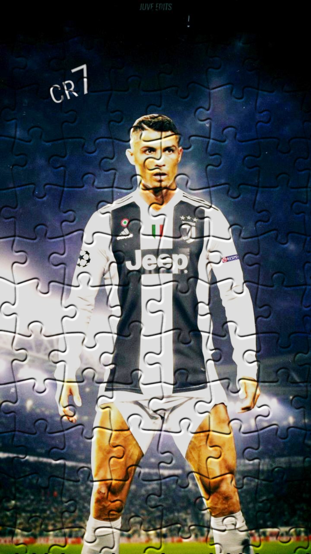 Screenshot of Jigsaw Cristiano Ronaldo CR7