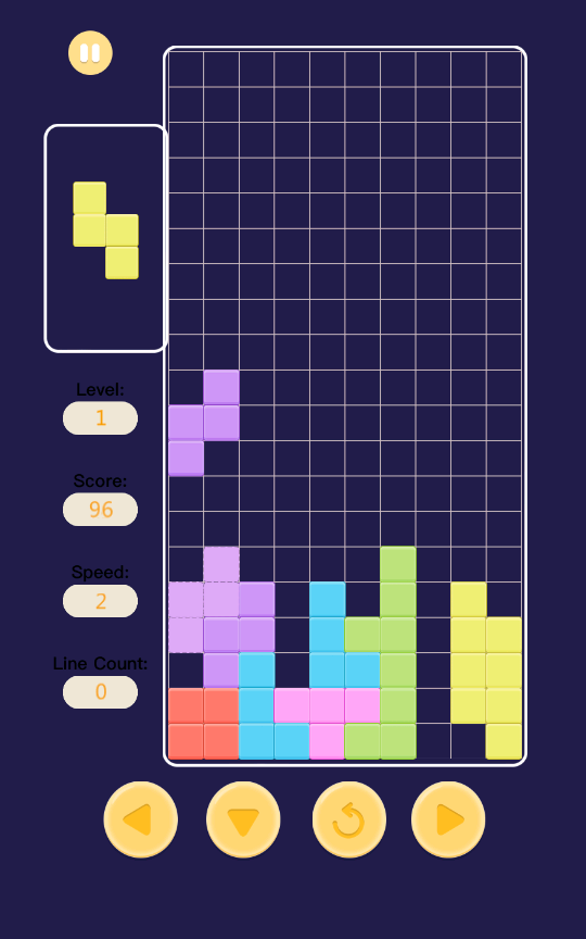 Puzzle King Plaza Game Screenshot