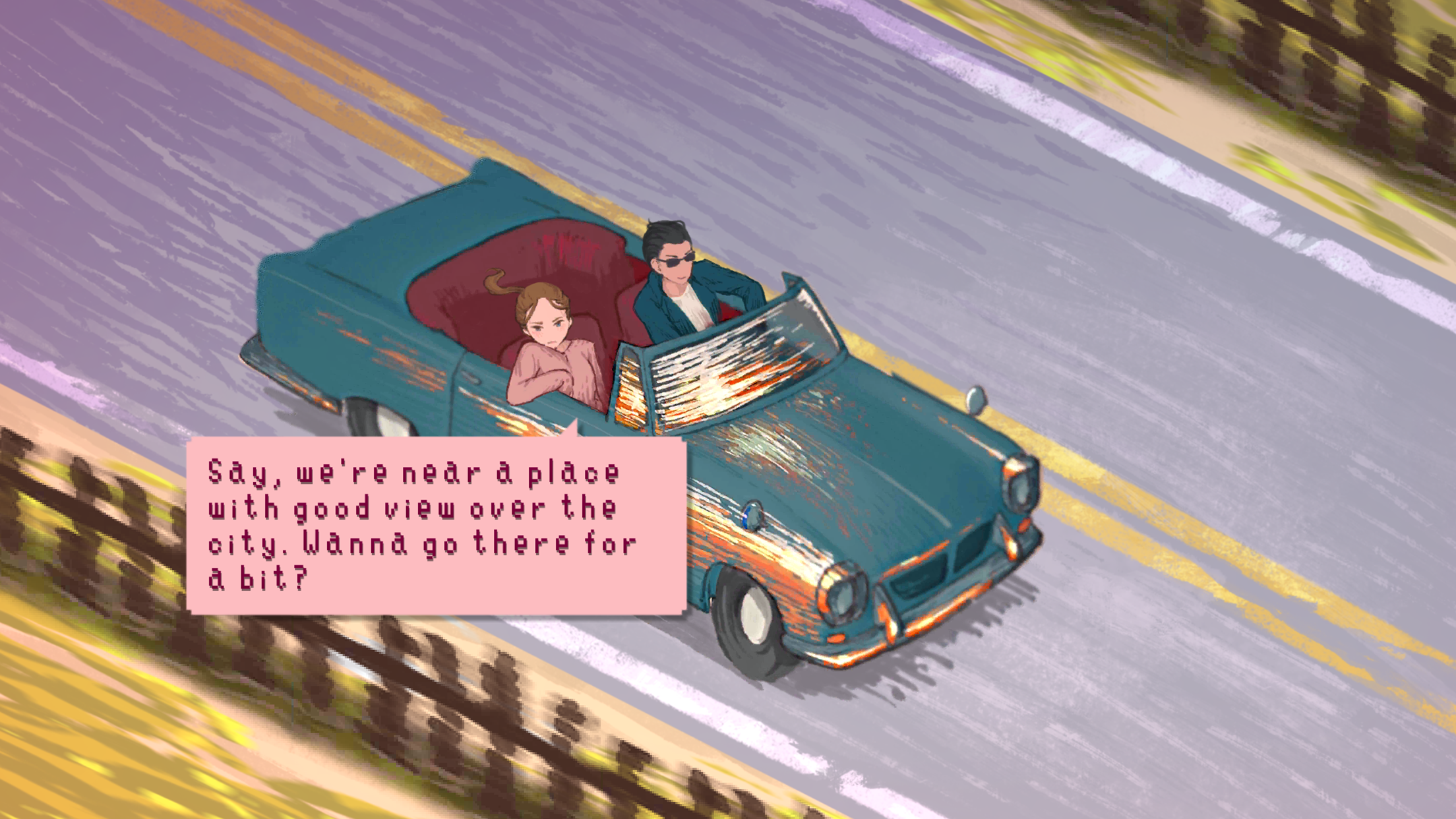 Sunset Road Game Screenshot