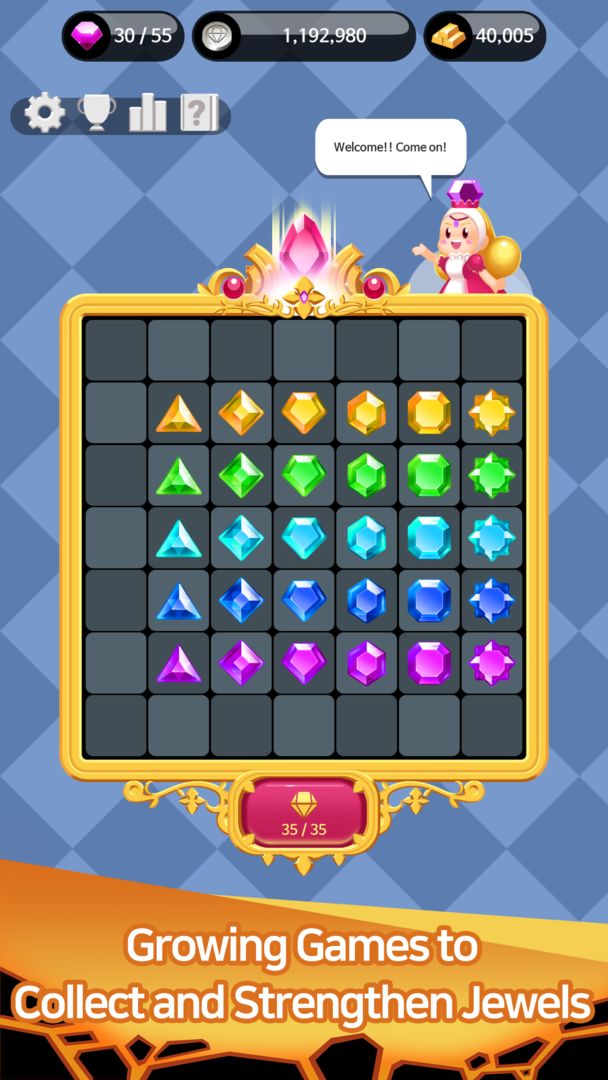 Jewels Princess screenshot game