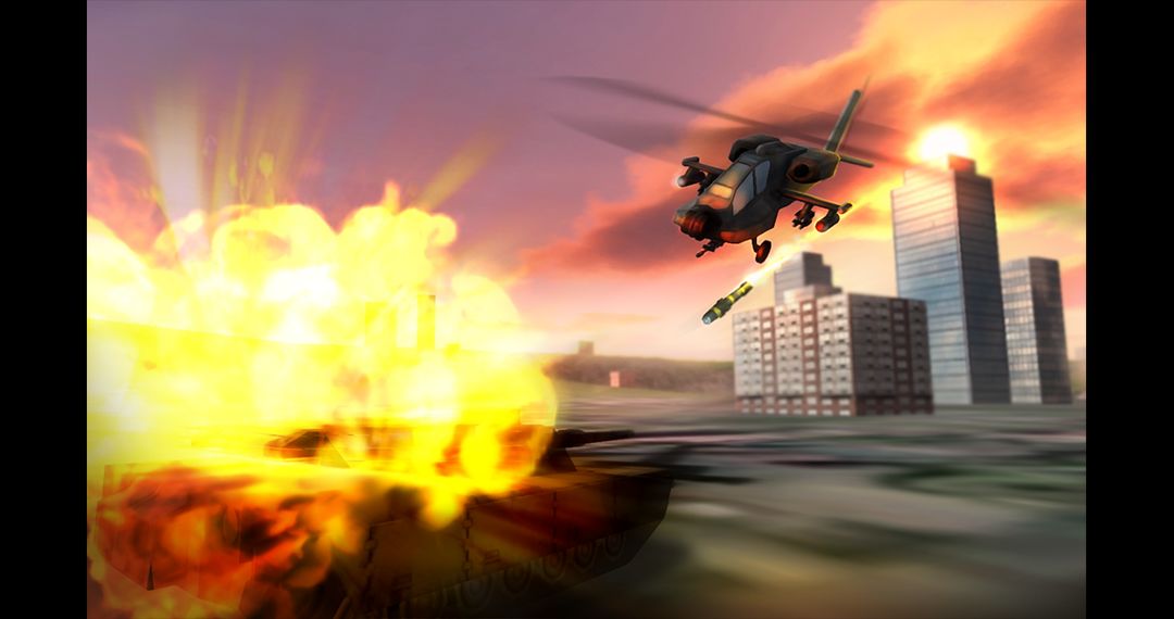 Screenshot of Helicopter 3D flight sim 2