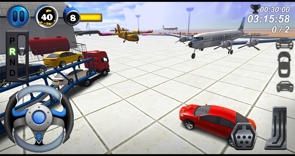 Cargo Plane Car transporter 3D ゲームのスクリーンショット