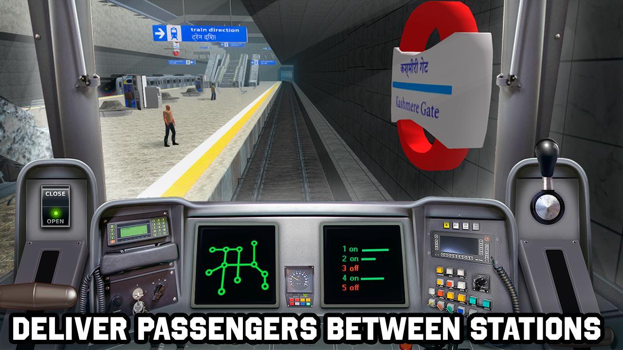 Delhi Subway Train Simulator Game Screenshot