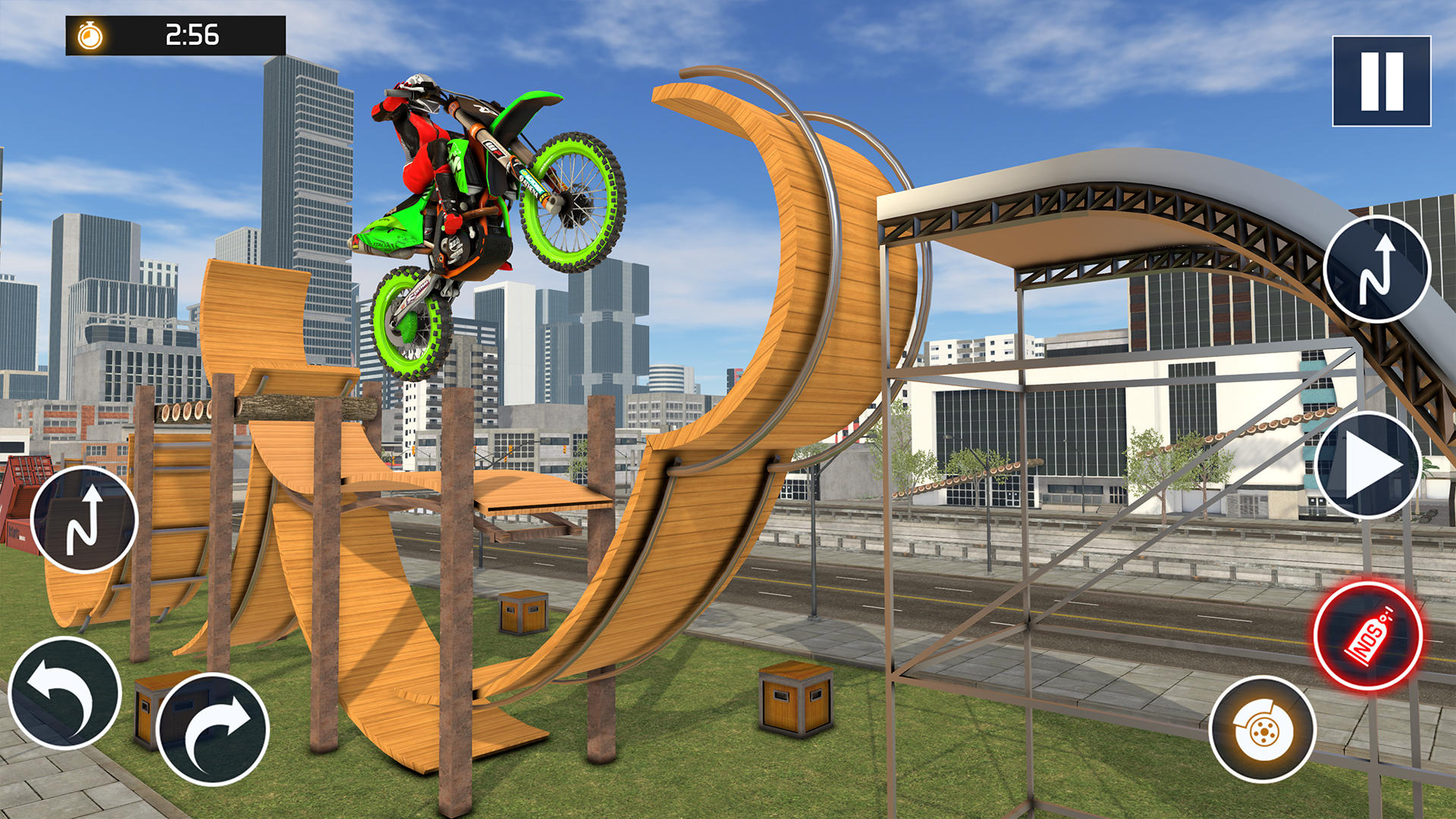 Screenshot of Bike Games: Motorcycle Stunt