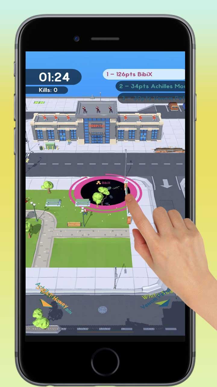 Hole City Wars Game Screenshot