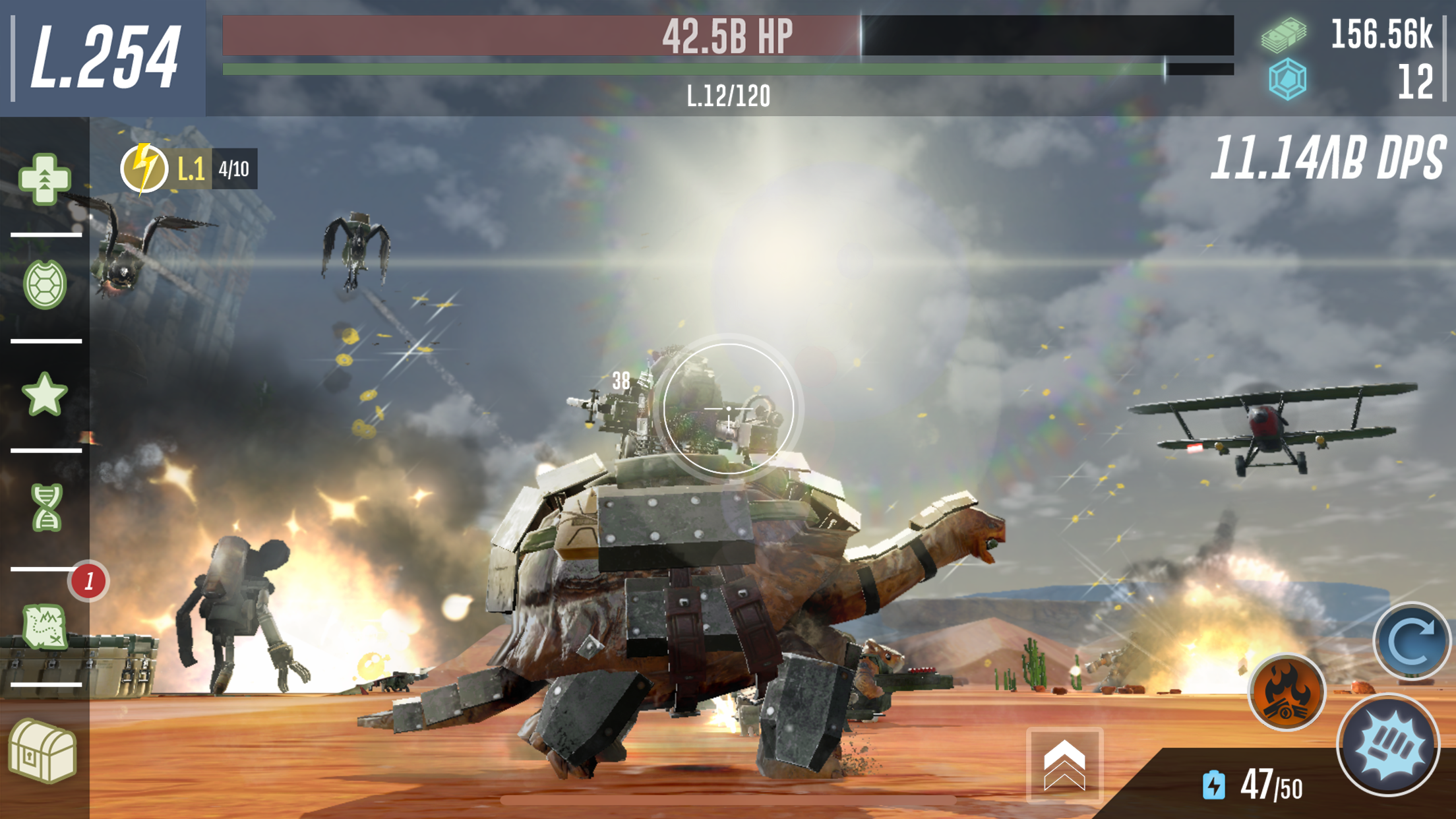 War Tortoise 2 - Idle Shooter Game Screenshot