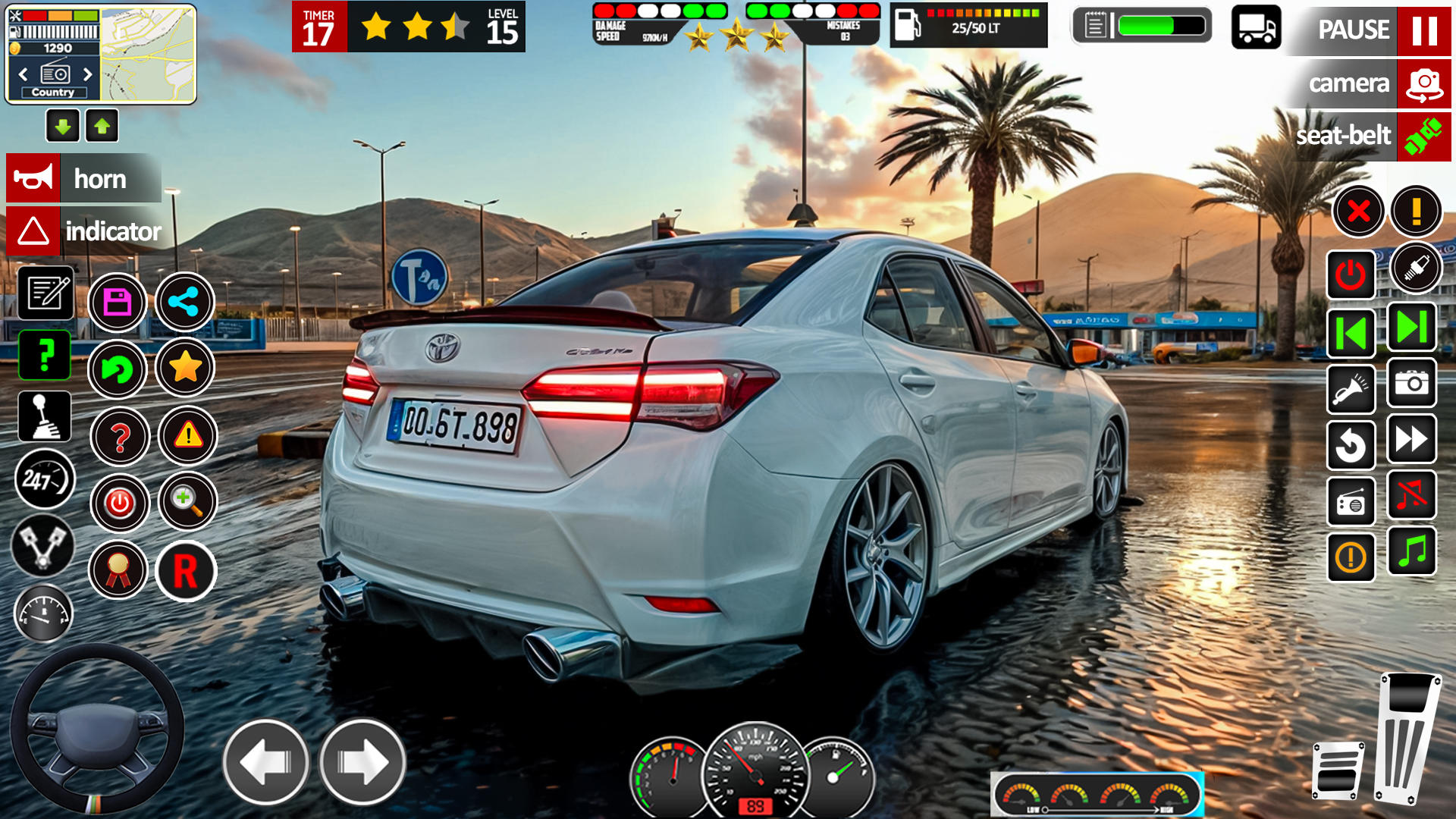 Driving School Game: City Car Game Screenshot