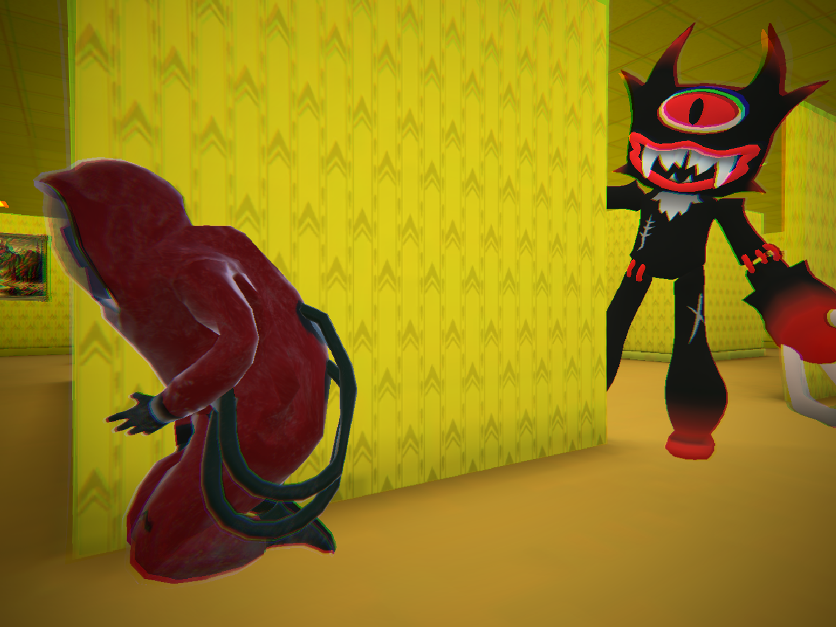 Hide in The Backrooms: Horror Game Screenshot
