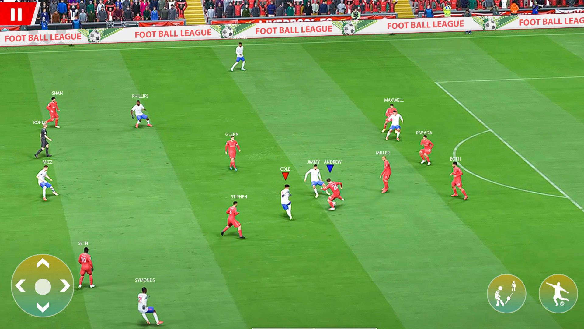 Screenshot 1 of Мировой футбольный футбольный матч 1.7