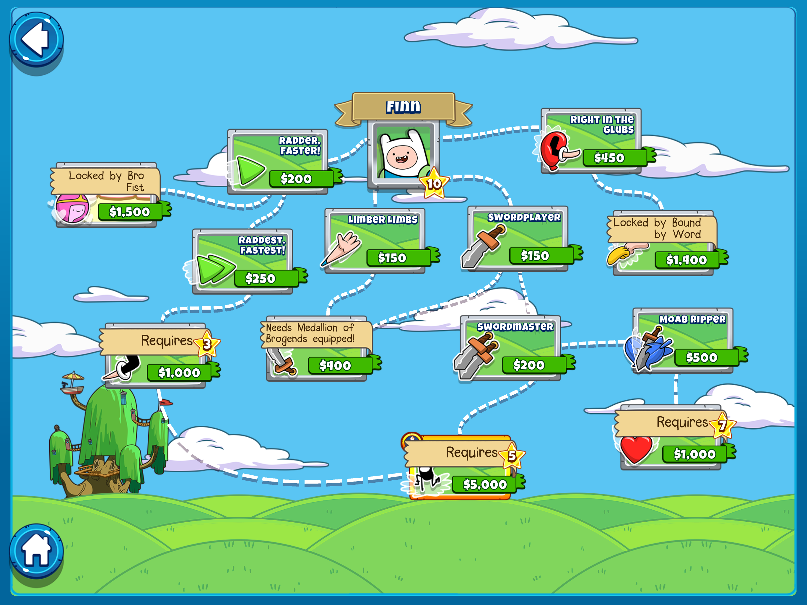 Bloons Adventure Time TD Game Screenshot