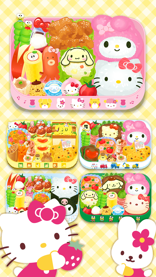Hello Kitty Happy Bento Game Screenshot