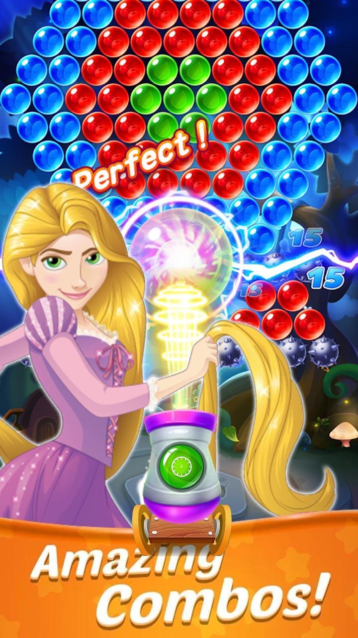 Screenshot of New Bubble Shooter : Princess Bubble Games
