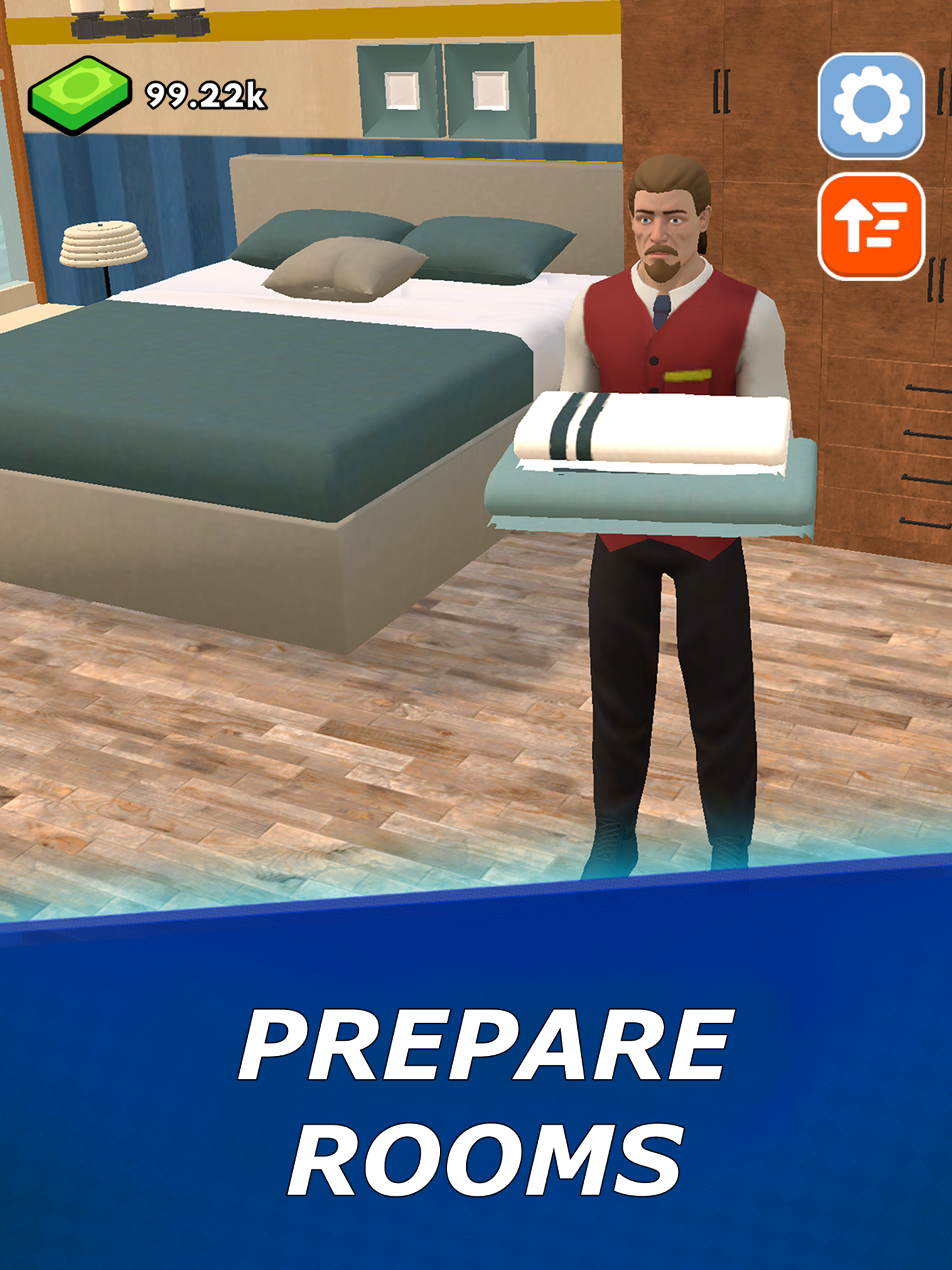 Hotel Manager Game Screenshot