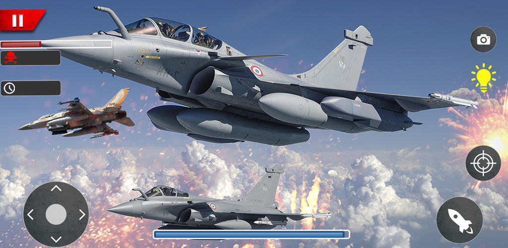 Banner of យន្តហោះចម្បាំងទំនើប Sky Fighters 1.0.4