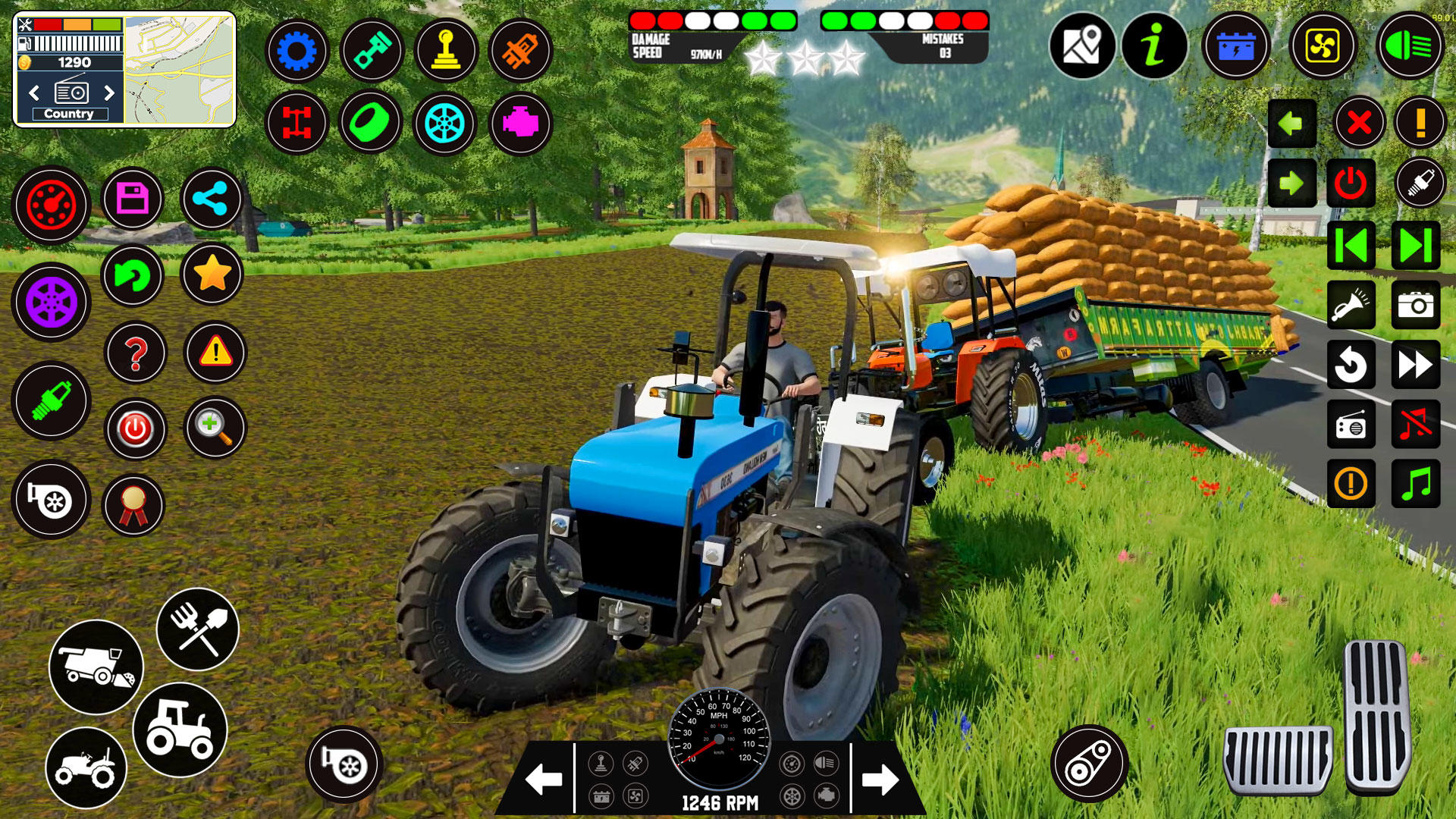 Screenshot of Indian Tractor Farming Games