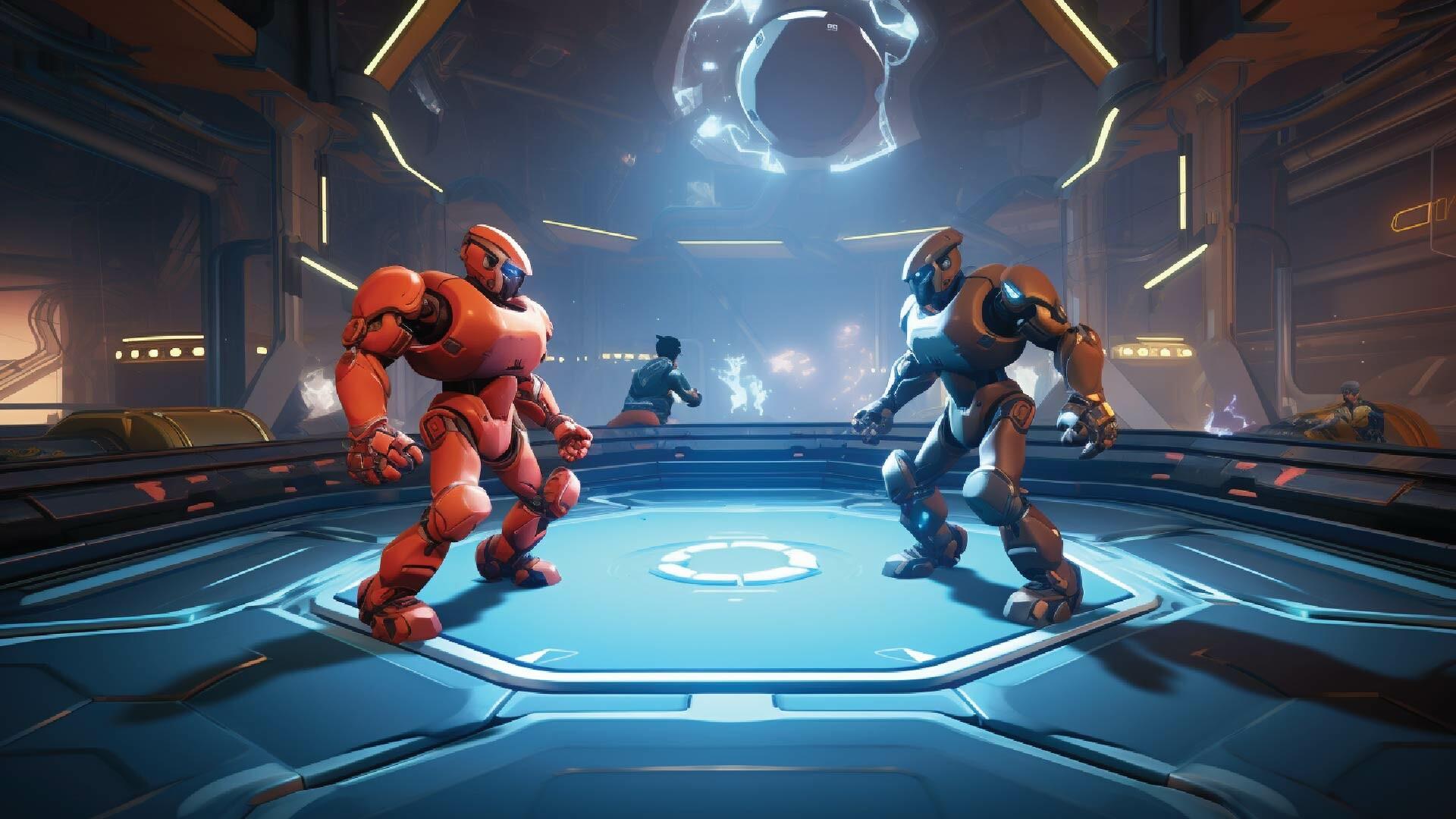 Screenshot of RoboWarrior Arena