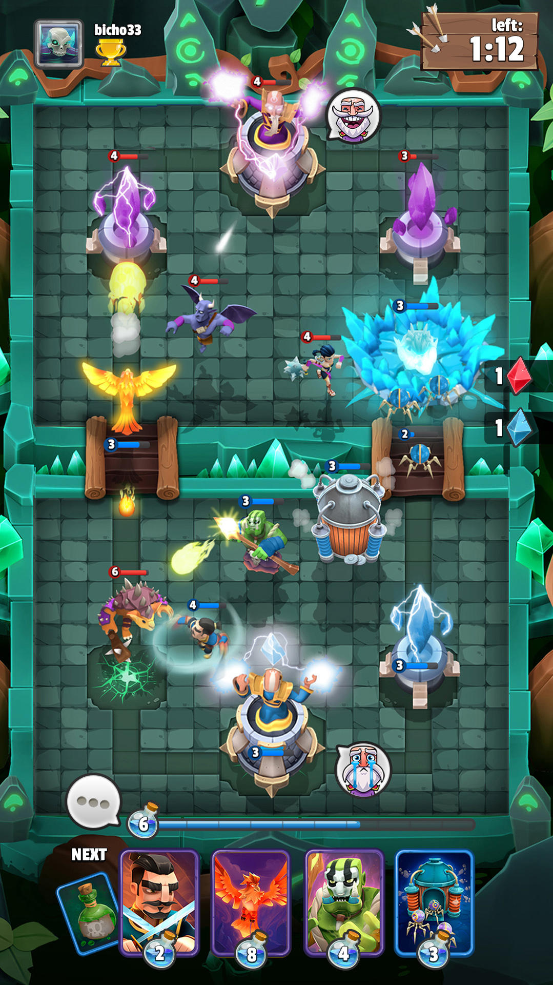 Clash of Wizards 게임 스크린샷