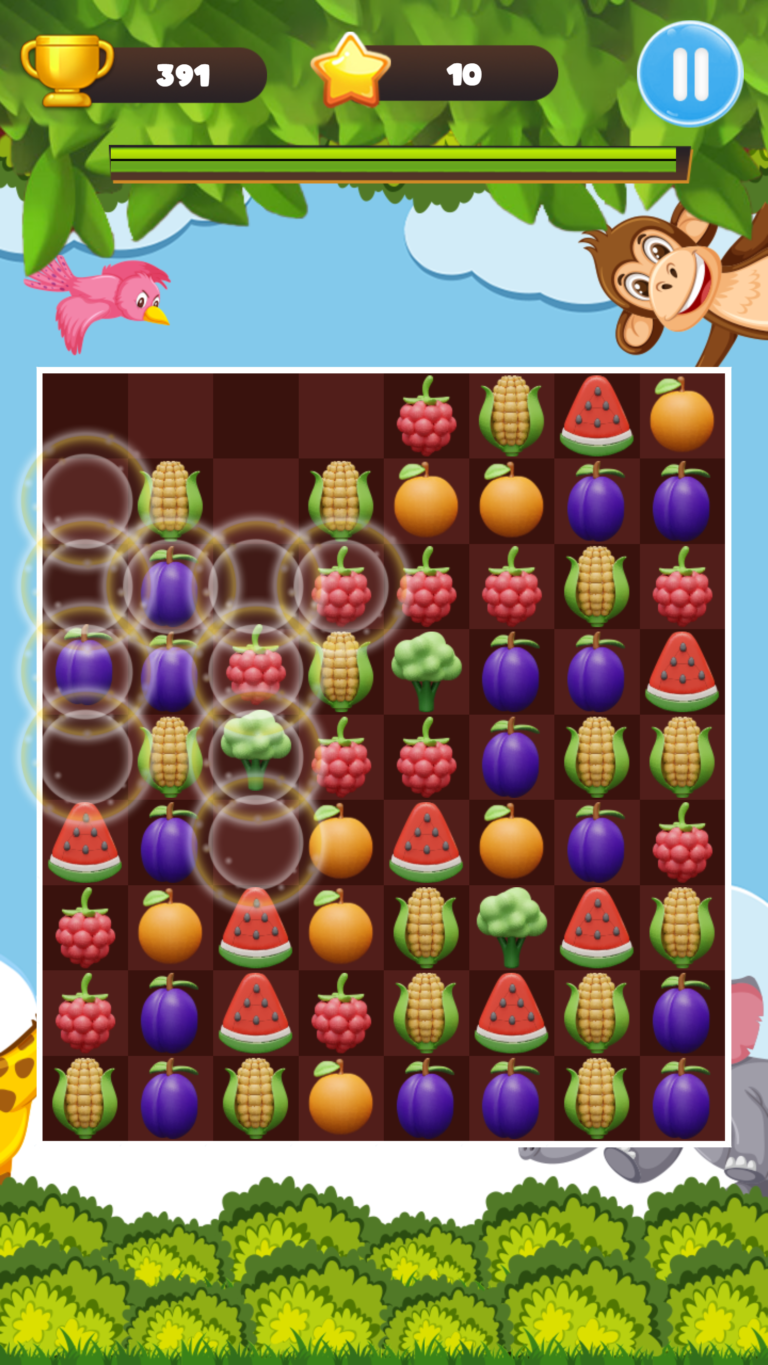 Fruits Farm Match 3 게임 스크린샷