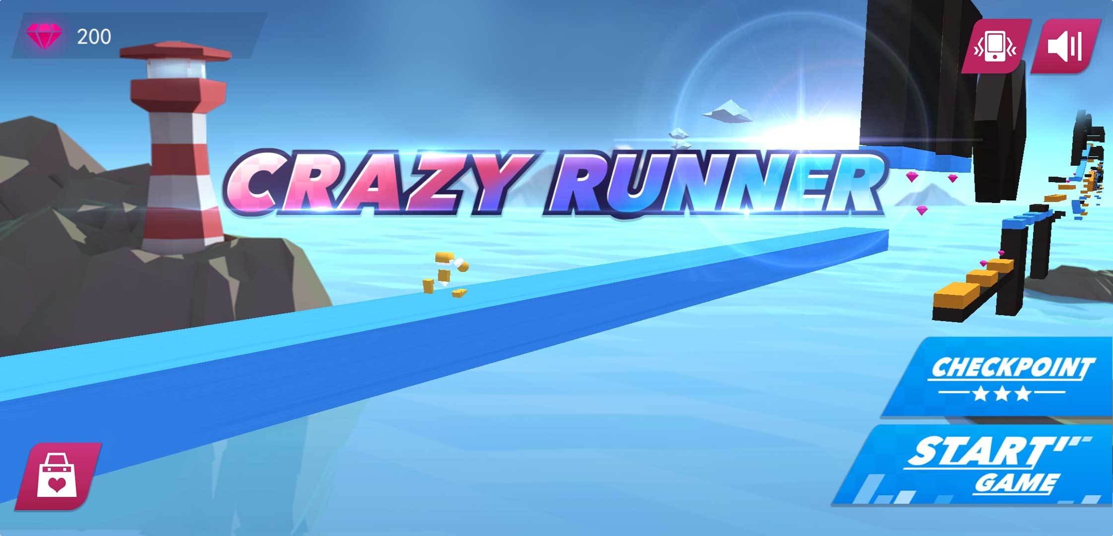 Crazy Runner Game Screenshot