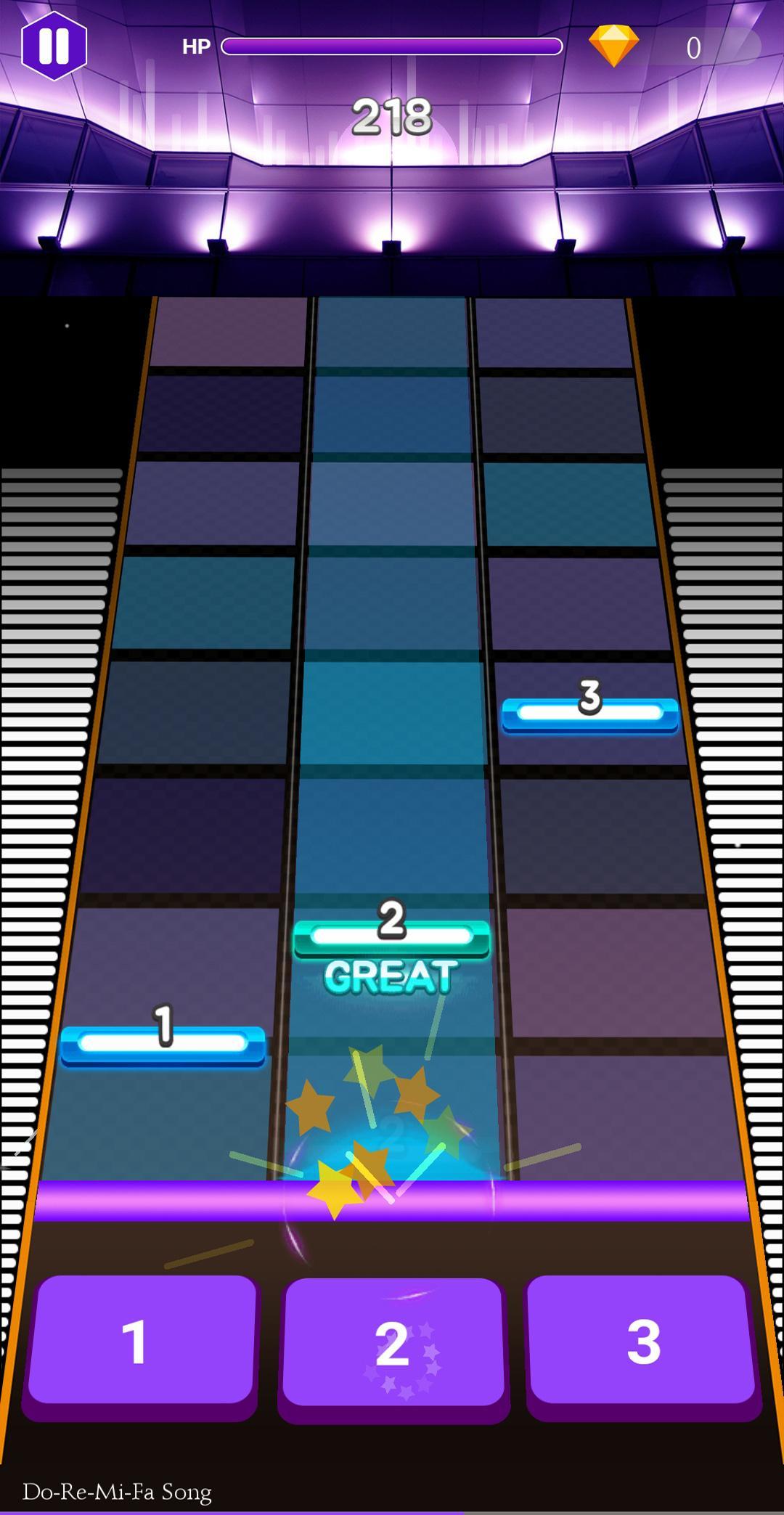 Screenshot 1 of Beat Extreme: 리듬 탭 뮤직 게임 6.2