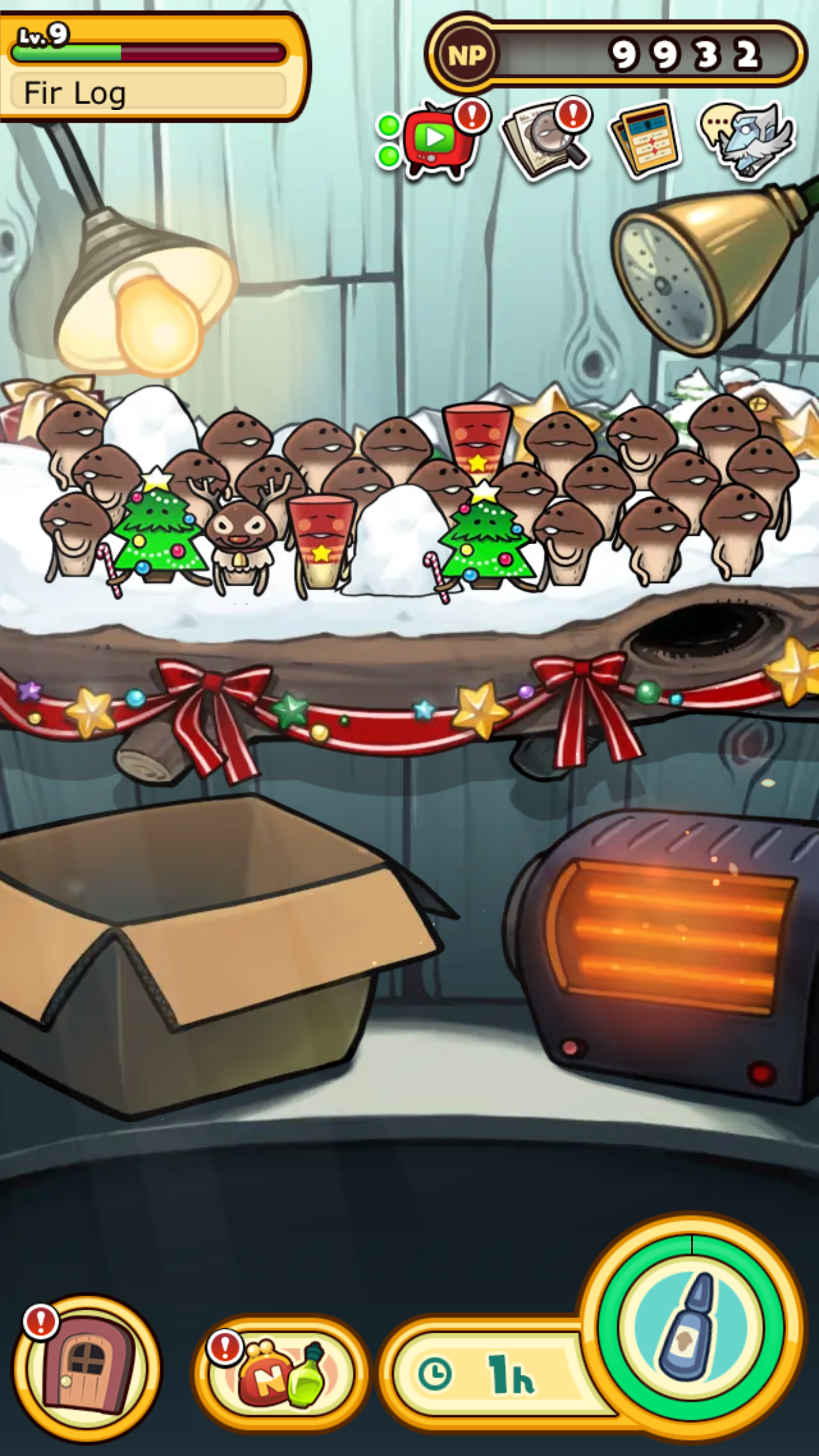 Скриншот игры Idle Mushroom Garden Deluxe