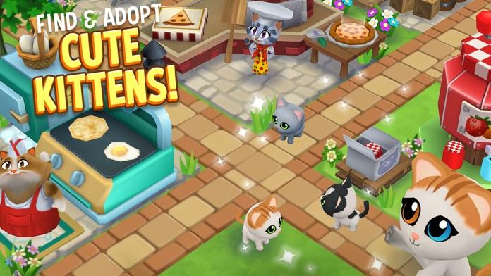 Скриншот игры Kitty City: Harvest Valley