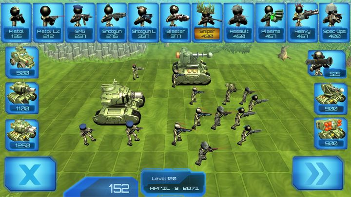 Screenshot 1 of Stickman Tank Battle Simulator 1.10