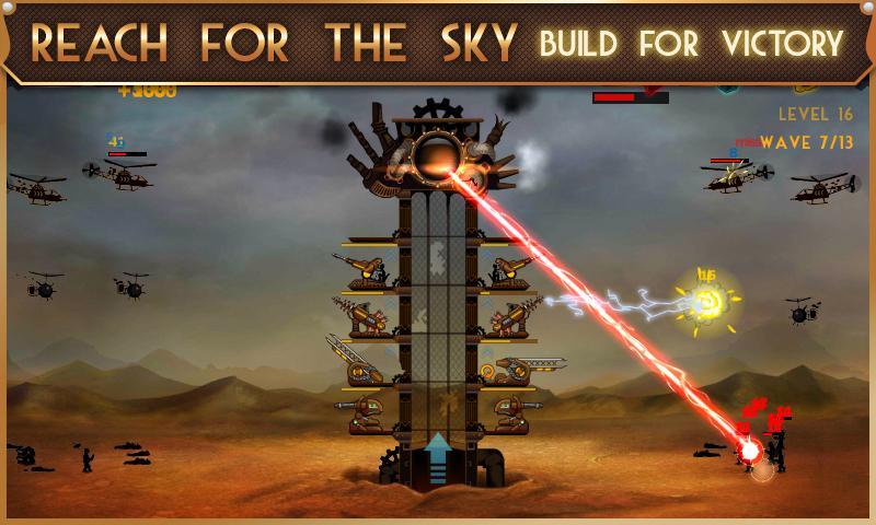 Steampunk Tower Game Screenshot