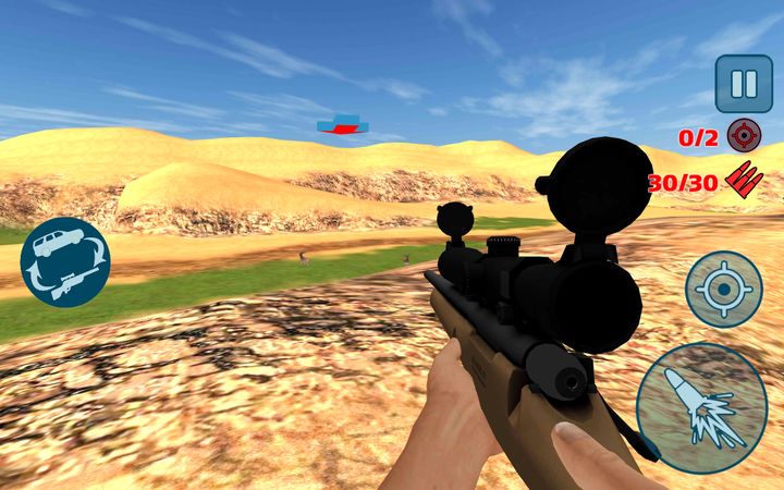 Screenshot 1 of 4x4 Offroad Sniper Hunter 1.1