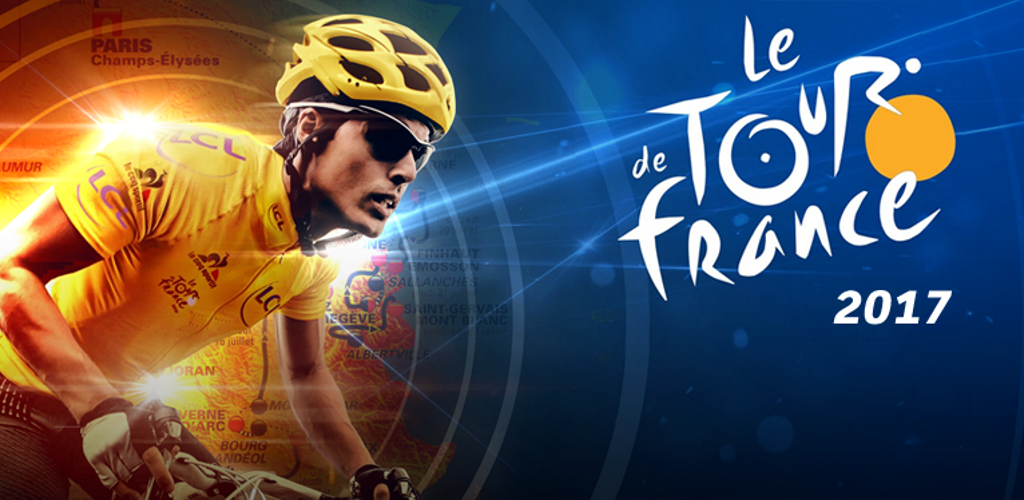 Banner of Tour de France-Cyclings stars. Official game 2017 2.3.3