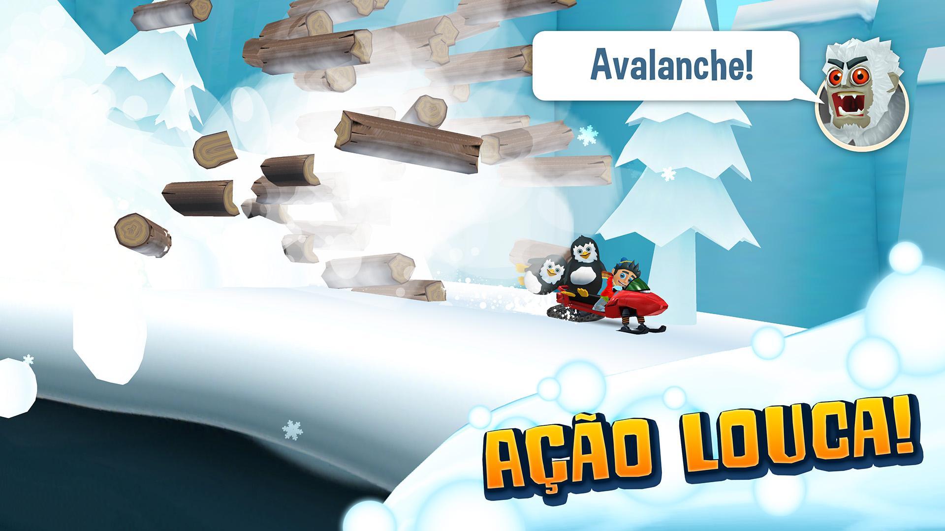 Captura de Tela do Jogo Ski Safari 2