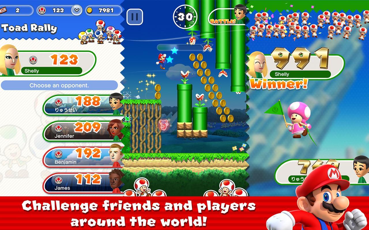 Screenshot of Super Mario Run