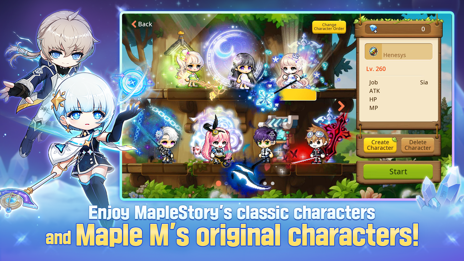 Скриншот игры MapleStory M - Fantasy MMORPG