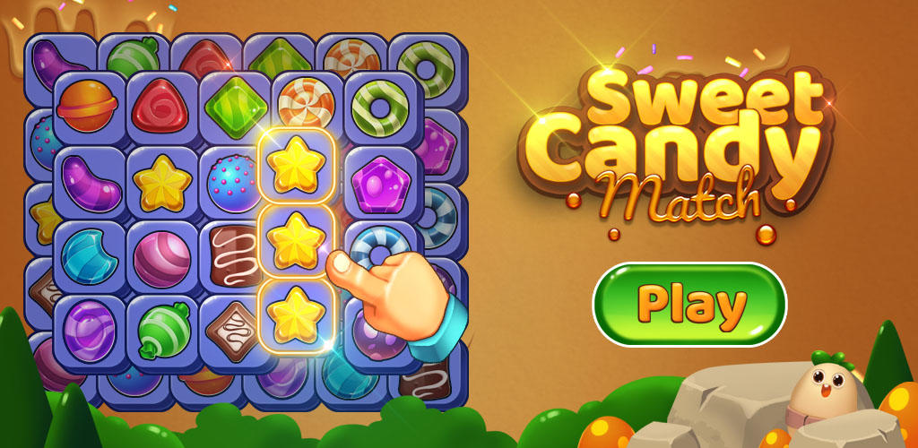 Banner of Quebra-cabeça de doce doce - jogos de combinação tripla 