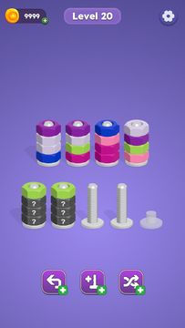 Color Nut Sort Game Screenshot