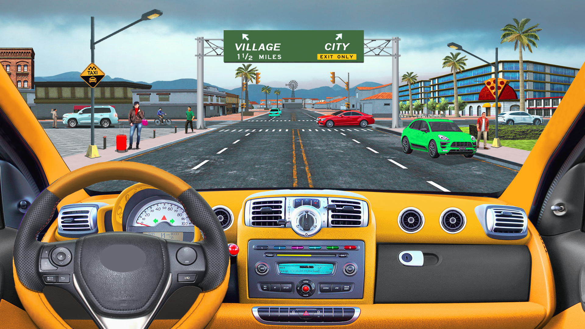 Скриншот игры UK Taxi Car Driving Simulator