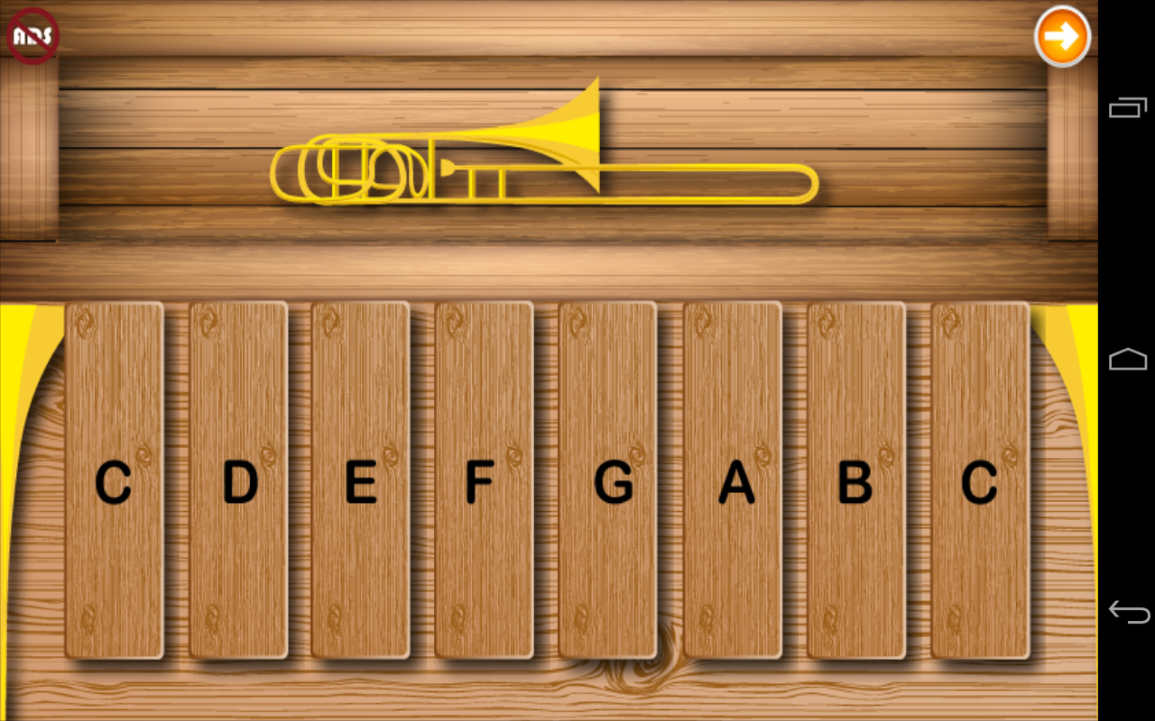 Toddlers Trombone Game Screenshot