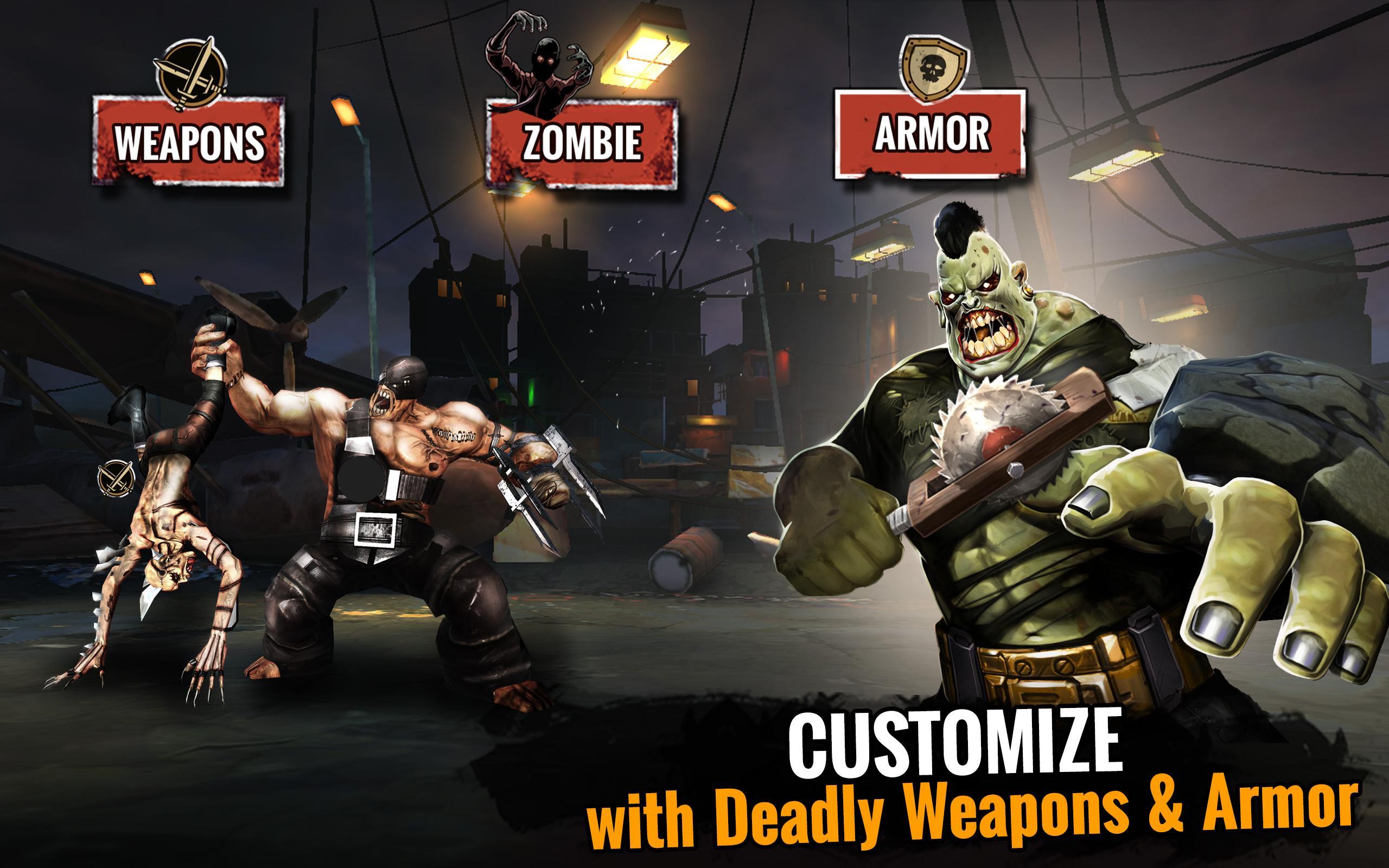 Zombie Ultimate Fighting Champ Game Screenshot