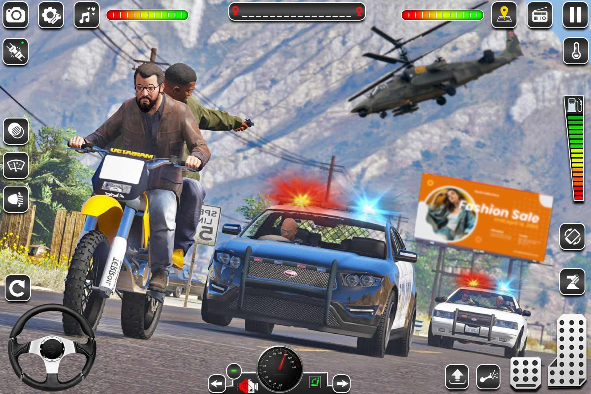 Screenshot 4 of Police Moto Bike Cop Games 3d 
