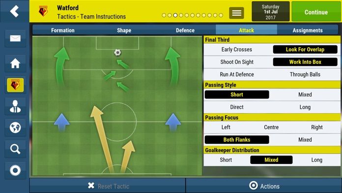 Football Manager Mobile 2018 screenshot game