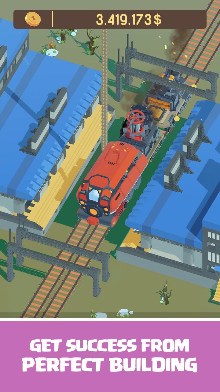 Idle Railway Builder遊戲截圖